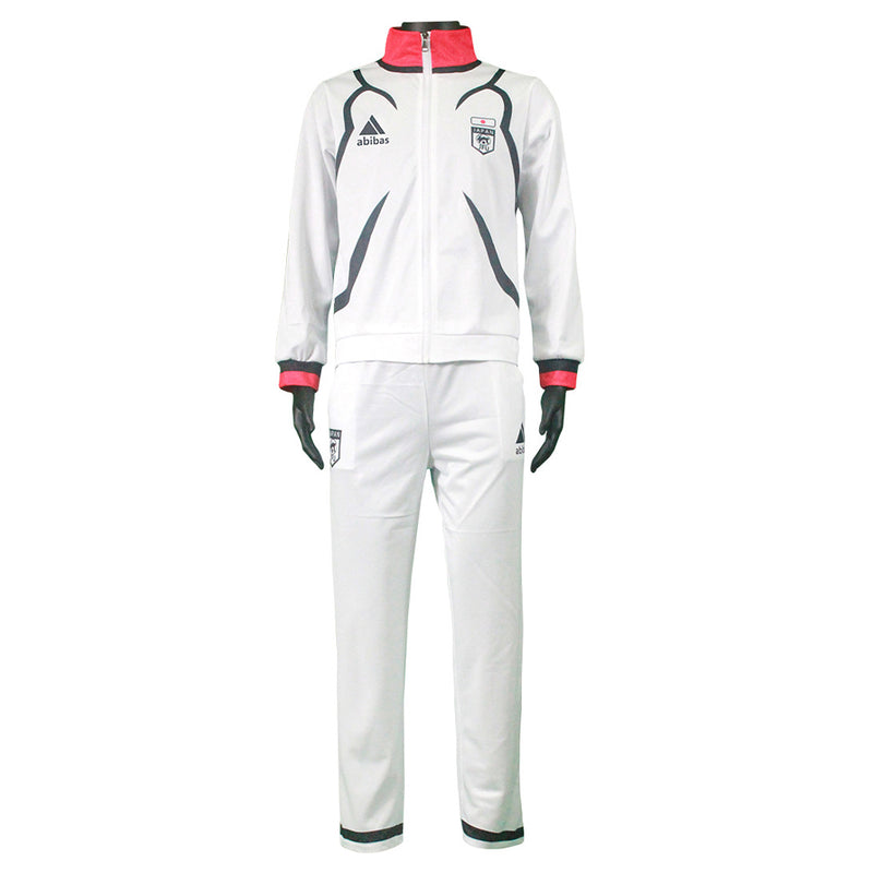 White and red Sportswear Cosplay Costume Outfits Fantasia Halloween Carnival Party Disguise Suit