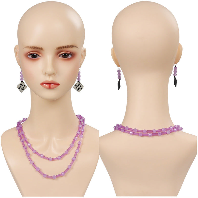 VeeGet Wish Asha Necklace and Earring Party for Carnival Halloween Cosplay Accessories