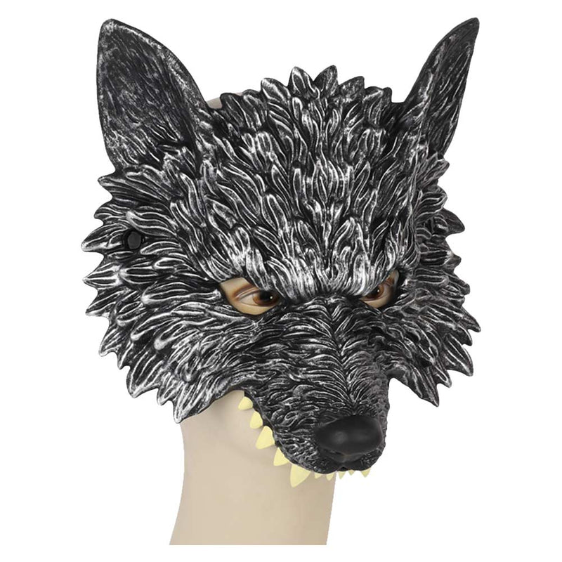 Wolf Set Mask+Gloves+Tail Cosplay Costume Outfits Halloween Carnival Suit