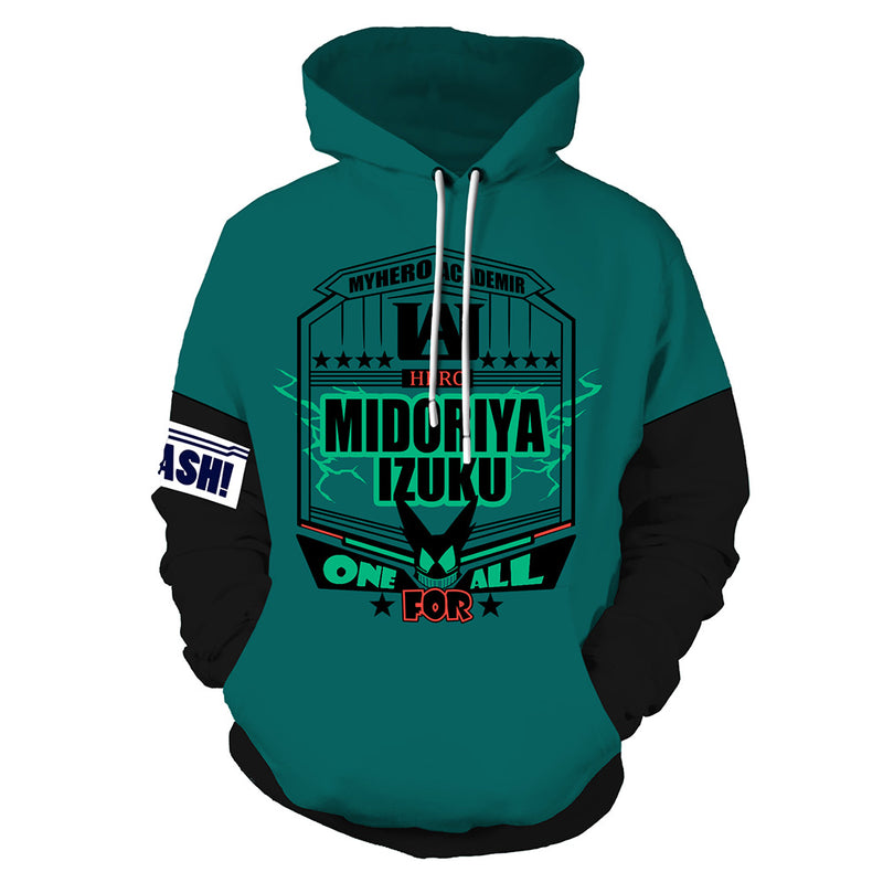 My Hero Academia Midoriya Izuku 3D Printed Hoodie Sweatshirt Men/Women Casual Streetwear Pullover