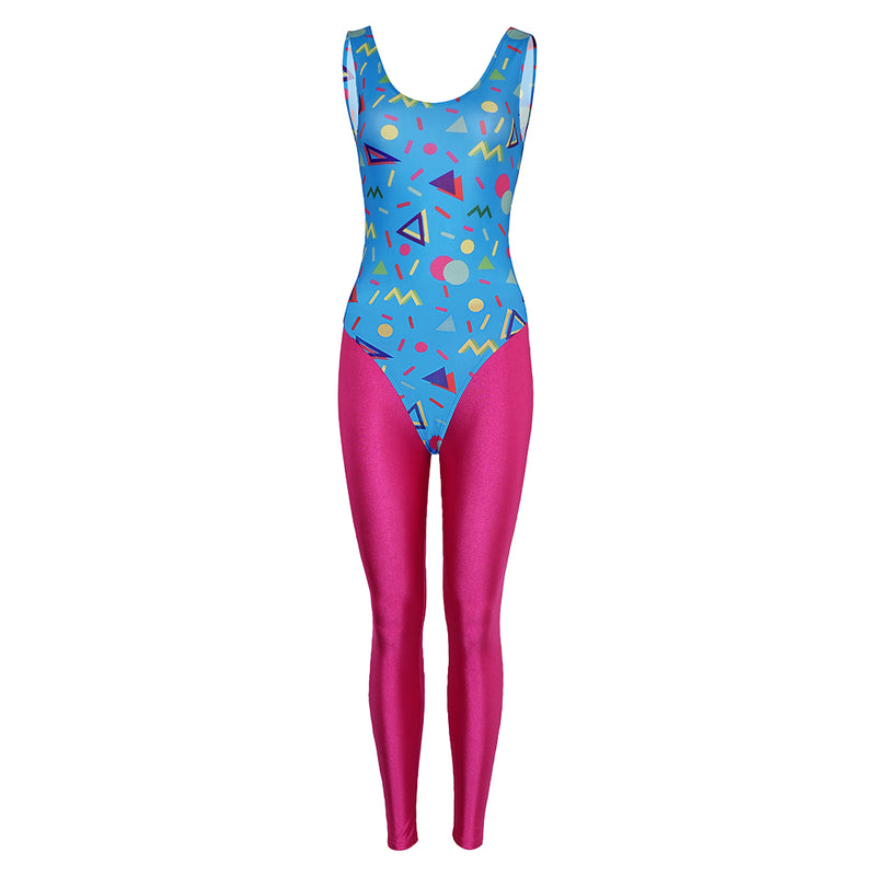 women Cosplay Costume Outfits Halloween Carnival Suit 80s bodysuit