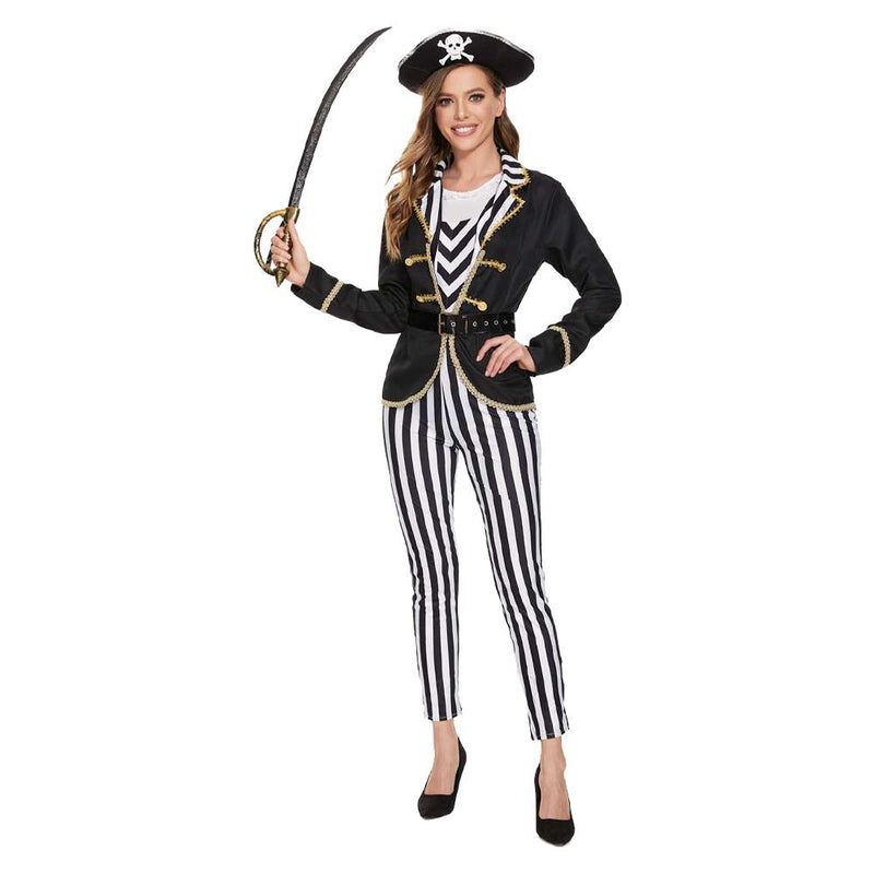 Women pirate Cosplay Costume Outfits Halloween Carnival Suit