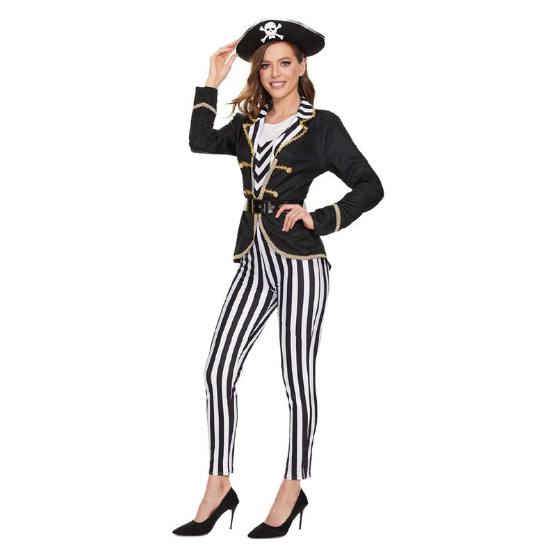 Women pirate Cosplay Costume Outfits Halloween Carnival Suit