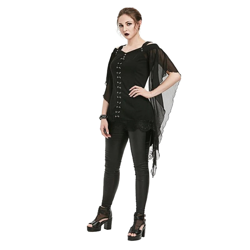 Women Renaissance Medieval Victorian Lace Pirate Gothic Retro Shirt Top Costume