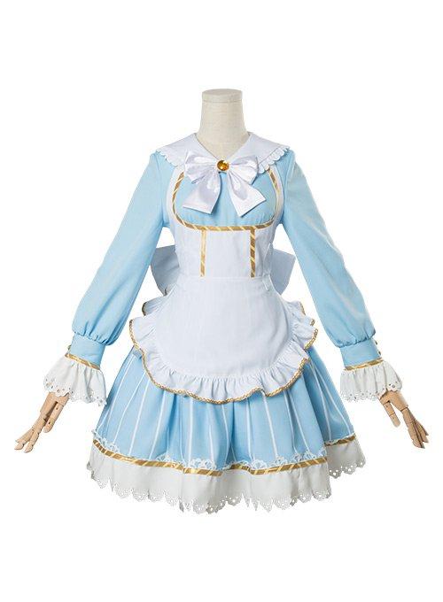 VeeGet Love Live ! Ruby Kurosawa Aqours Wonderland Ver Maid Dress Cosplay Costume