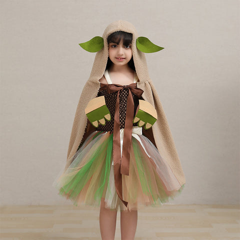 Yoda Cosplay Costume Outfits Halloween Carnival Suit