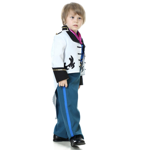 YuDanae Prince Hans Charming Costume Prince Dress up Medieval Royal Prince Outfit Costume for Toddler Kids Boys Aged 3-10