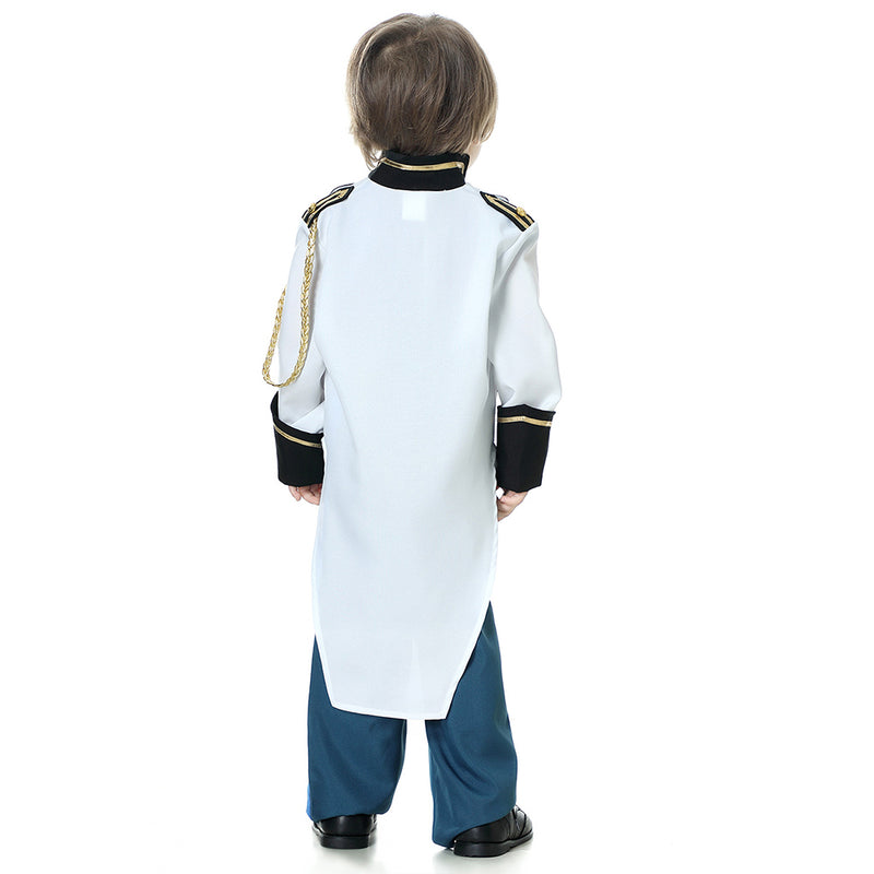 YuDanae Prince Hans Charming Costume Prince Dress up Medieval Royal Prince Outfit Costume for Toddler Kids Boys Aged 3-10