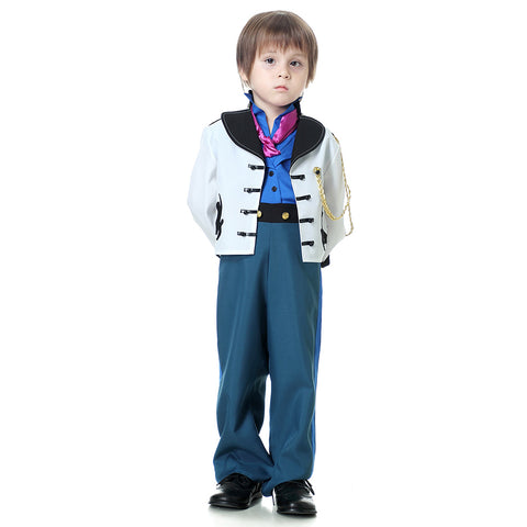 YuDanae Prince Hans Charming Costume Prince Dress up Medieval Royal Prince Outfit Costume for Toddler Kids Boys Aged 3-10