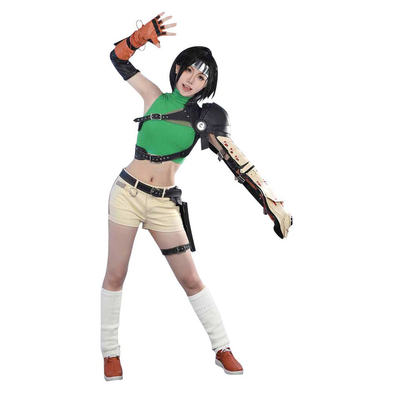 Yuffie Kisaragi Cosplay Costume Outfits Halloween Carnival Suit