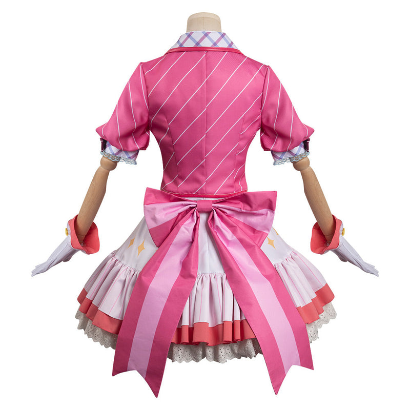 OSHI NO KO Hoshino Rubii Pink Dress Outfits Halloween Carnival Cosplay Costume