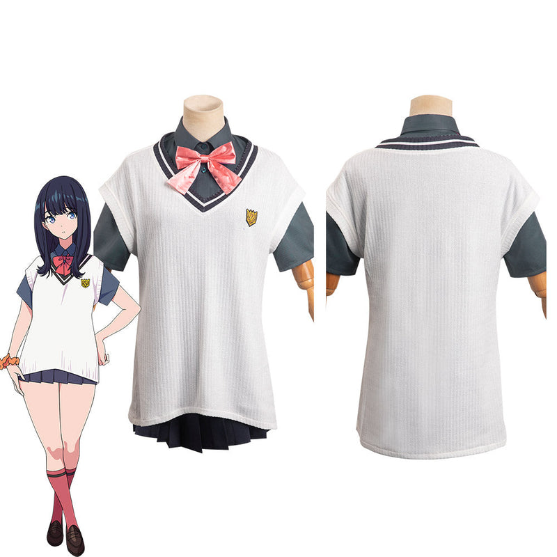 GRIDMAN UNIVERSE - Takarada Rikka Cosplay Costume Outfits Halloween Carnival Party Suit