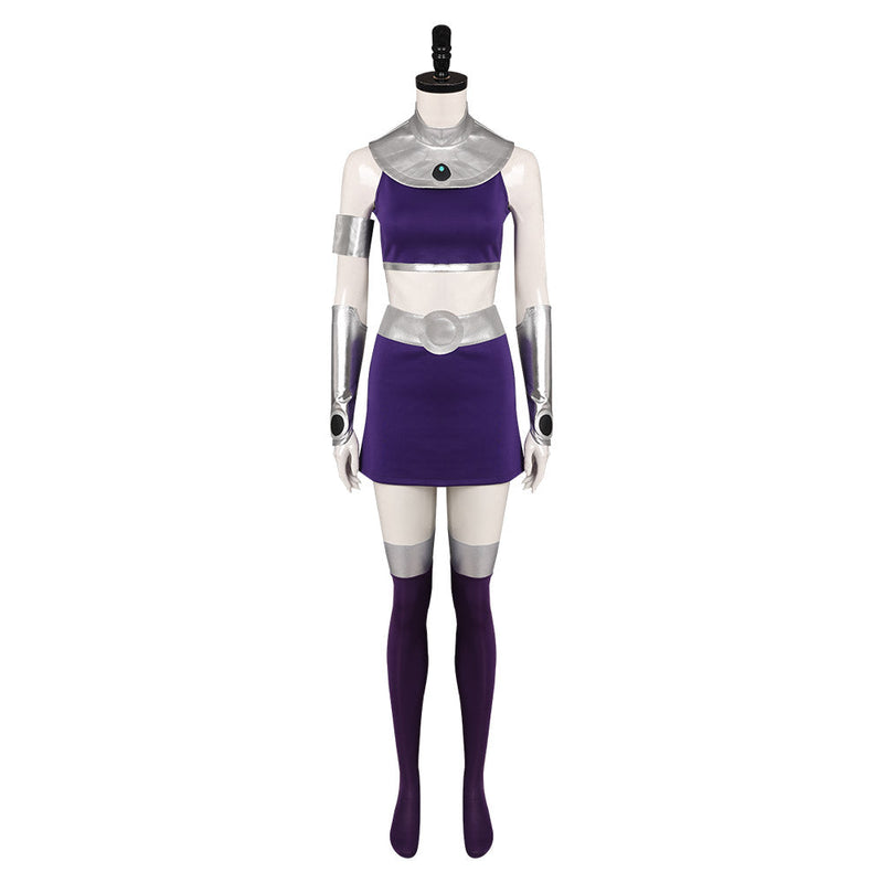 Teen Titans Starfire Cosplay Costume Dress Outfits Halloween Carnival Suits