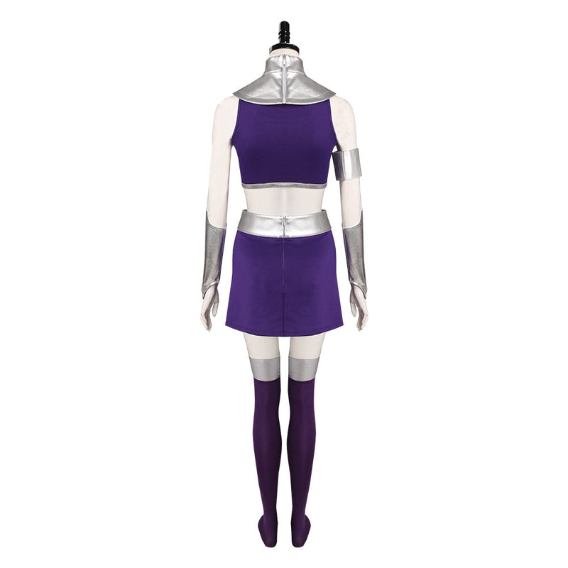 Teen Titans Starfire Cosplay Costume Dress Outfits Halloween Carnival Suits