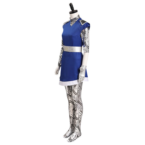 Adult Zombies 3 Addison Alien Cosplay Costume Top Skirt Outfits Halloween Carnival Suit