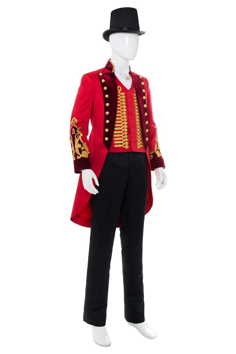 The Greatest Showman  P.T. Barnum Red Suit Cosplay Costume