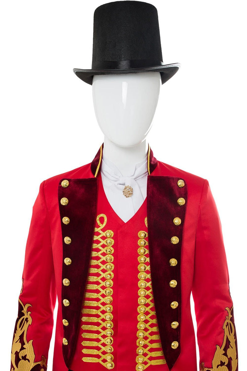 The Greatest Showman  P.T. Barnum Red Suit Cosplay Costume