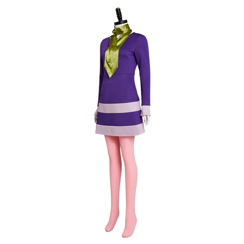 Scooby Doo! Where Are You? Daphne Blake Cosplay Costume Dress Outfits