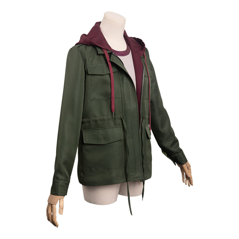 The Last of Us - Ellie Cosplay Costume Green Coat Outfits Halloween Carnival Party Suit
