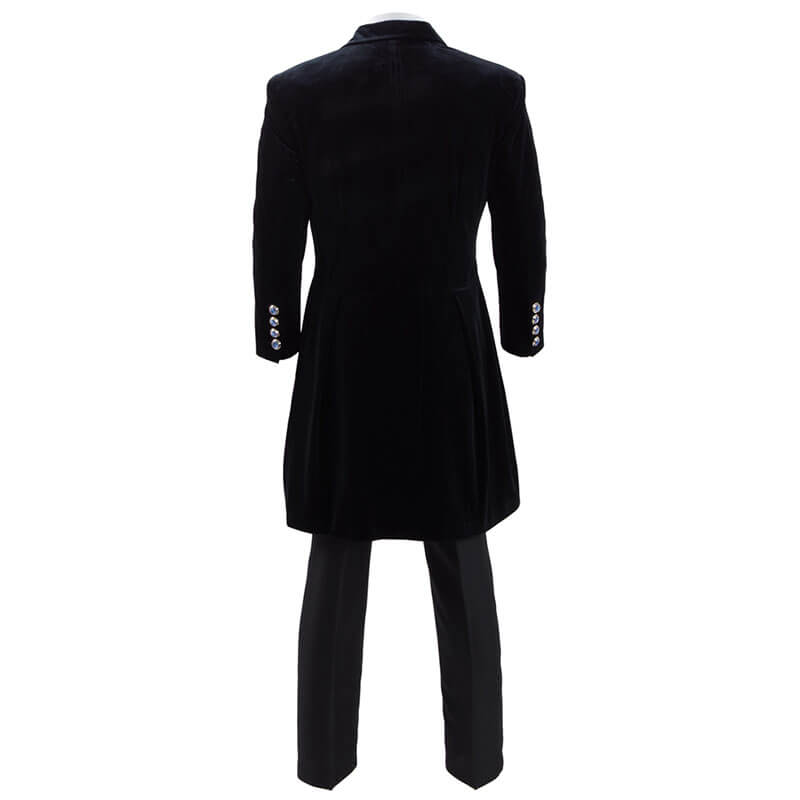 Doctor Who 12th Doctor Coat Dr Mysterio Cosplay Costume Velvet Coat For Sale