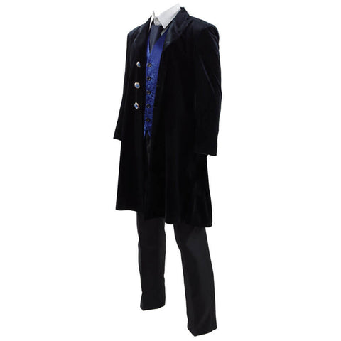 Doctor Who 12th Doctor Coat Dr Mysterio Cosplay Costume Velvet Coat For Sale