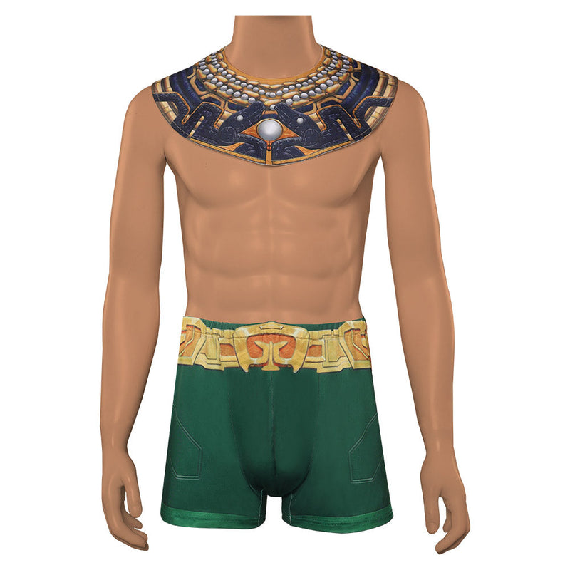 Black Panther: Wakanda Forever Namor Cosplay Costume Collar Cape Shorts Halloween Carnival Suit