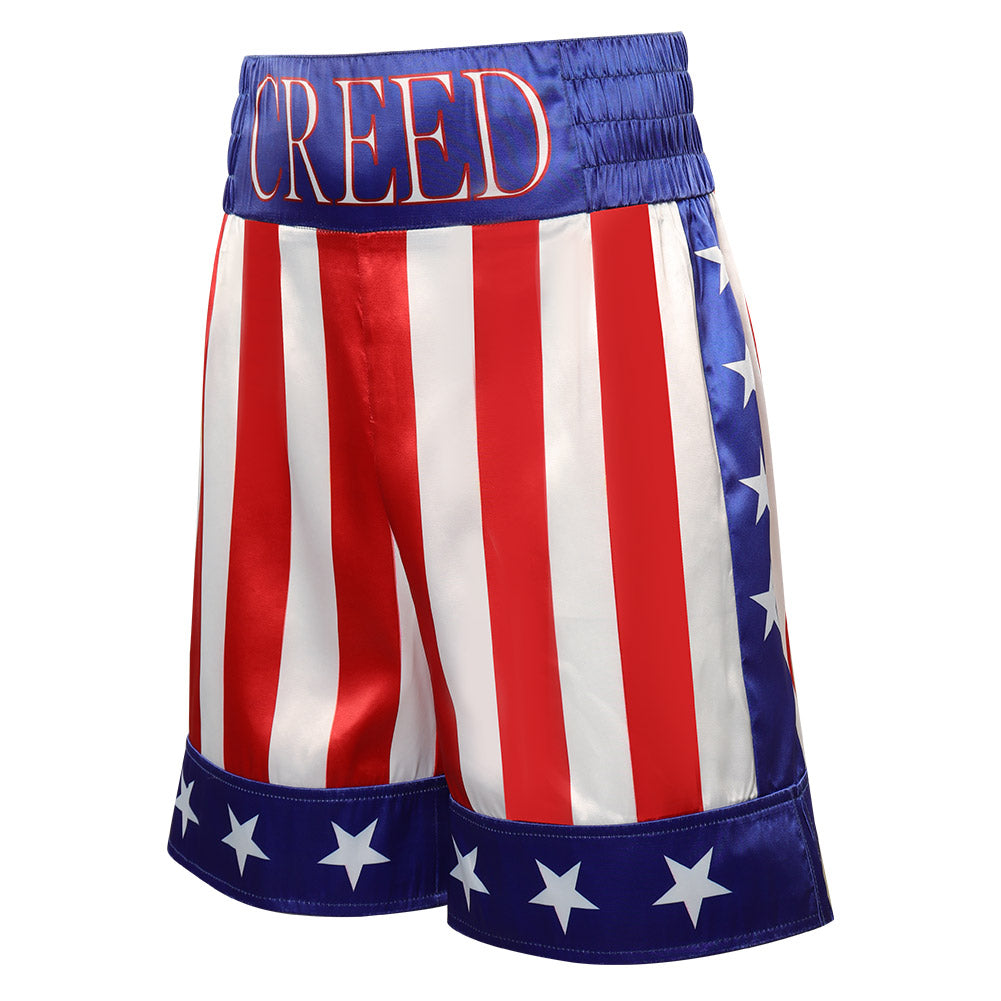 Creed 3 Adonis Creed Cosplay Shorts Costume Outfits Halloween Carnival ...