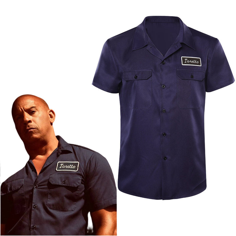 Fast & Furious  Fast X (2023) Dominic Toretto Cosplay T-shirt  Costume Outfits Halloween Carnival Party Suit