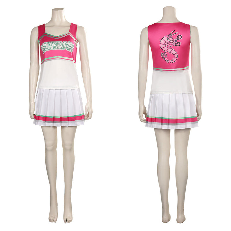 Zombies 3 Cheerleader Cosplay Costume Dress Outfits Halloween Carnival Suit
