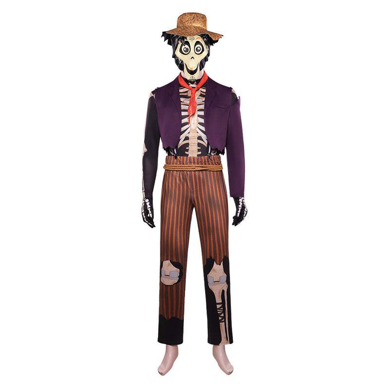 CoCo Hector Rivera Cosplay Costume Hat Outfits Halloween Carnival Suit