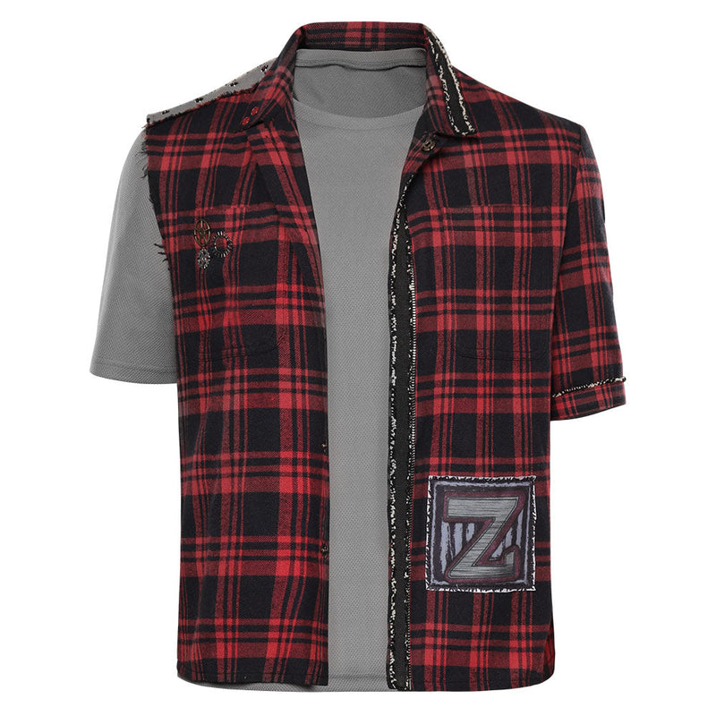 Zombies 3 Zed Cosplay Costume T-shirt Coat Outfits Halloween Carnival Suit