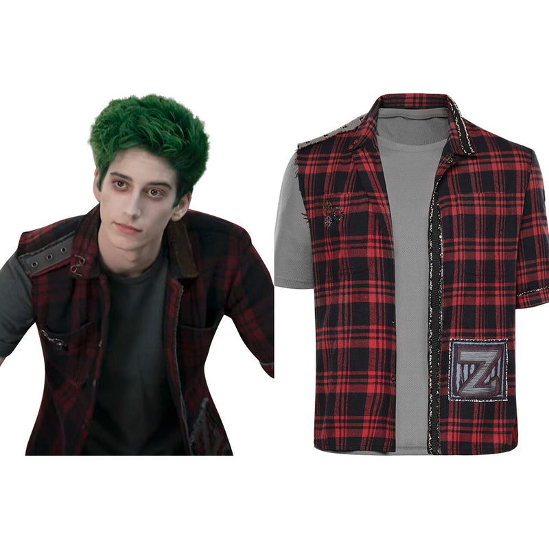 Zombies 3 Zed Cosplay Costume T-shirt Coat Outfits Halloween Carnival Suit