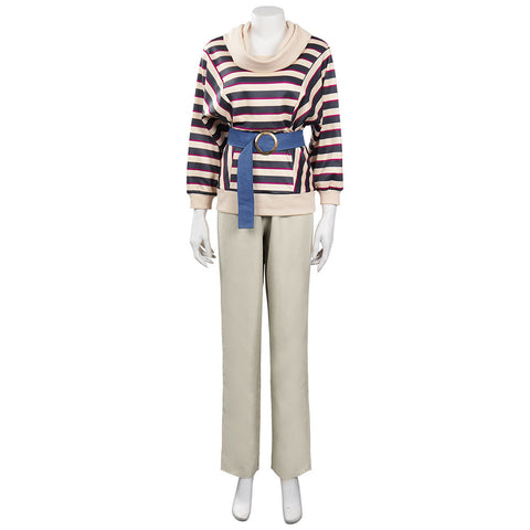 Stranger Things Season 4 (2022) Nancy Wheeler Top Pants Cosplay Costume Outfits