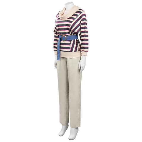 Stranger Things Season 4 (2022) Nancy Wheeler Top Pants Cosplay Costume Outfits