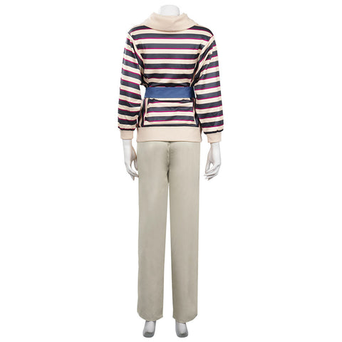 Stranger Things Season 4 (2022) Nancy Wheeler Top Pants Cosplay Costume Outfits