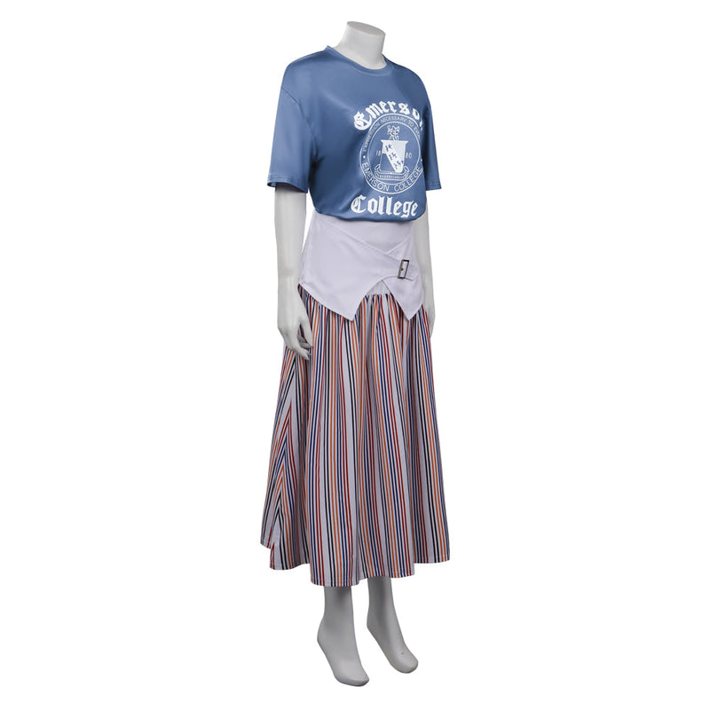 Stranger Things Season 4 (2022) Nancy Wheeler Shirt Skirt Cosplay Costume Outfits Halloween Carnival Suit