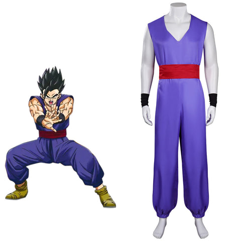 Dragon Ball Super : Super Hero Son Gohan Cosplay Costume Outfits Halloween Carnival Suit