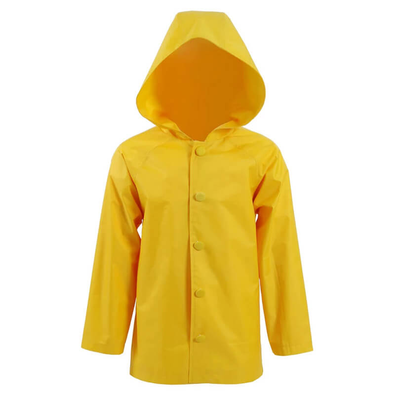Stephen King's It Georgie Denbrough Yellow Raincoat Jacket Cosplay Costume