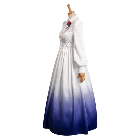 Haunted Mansion Constance Hatchaway Ghost Bride Dress Outfits Halloween Cosplay Costume