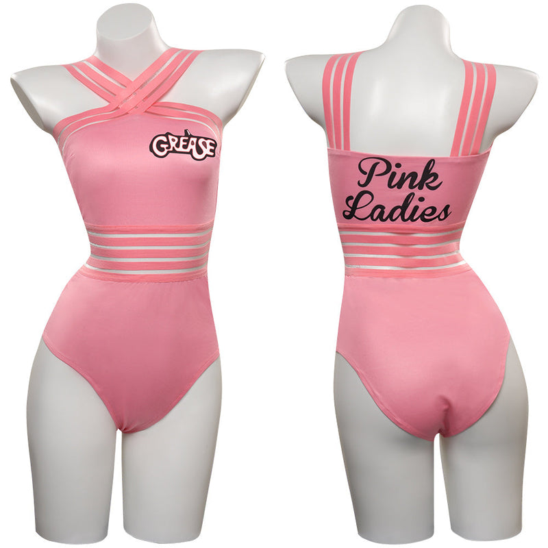 Grease: Rydell High Cheerleader Swimsuit Cosplay Costume Halloween Carnival Party Disguise Suit