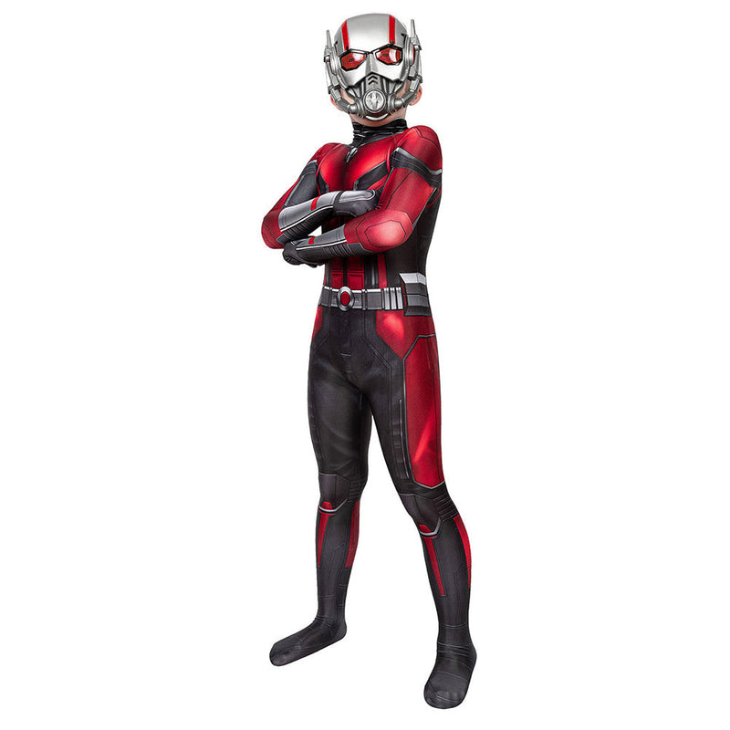 Kids Ant-Man Cosplay Costume Jumpsuit Outfits Halloween Carnival Suit