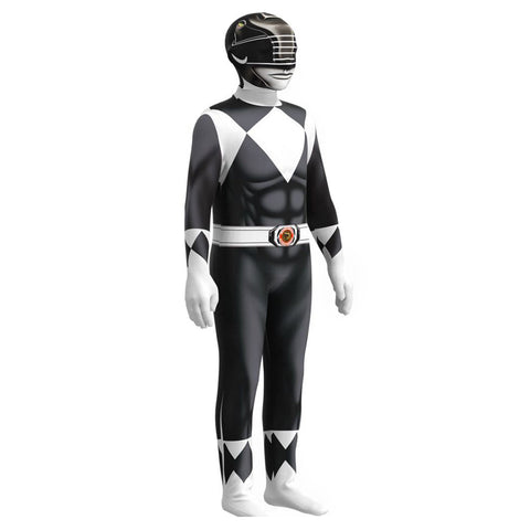 Kids  Mighty Morphin Power Rangers Zack Cosplay Costume Halloween Carnival Suit