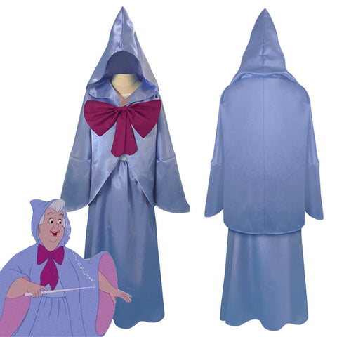 Cinderella Fairy Godmother Cosplay Costume Outfits Halloween Carnival Party Disguise Suit