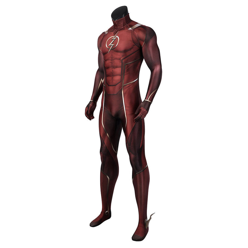 The Flash Cosplay Costume Jumpsuit Outfits Halloween Carnival Suit