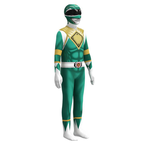 Kids Children Mighty Morphin Power Rangers Tommy Cosplay Costume Halloween Carnival Suit