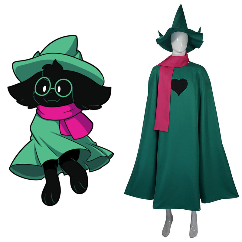 Deltarune Ralsei Cosplay Costume Outfits Halloween Carnival Suit