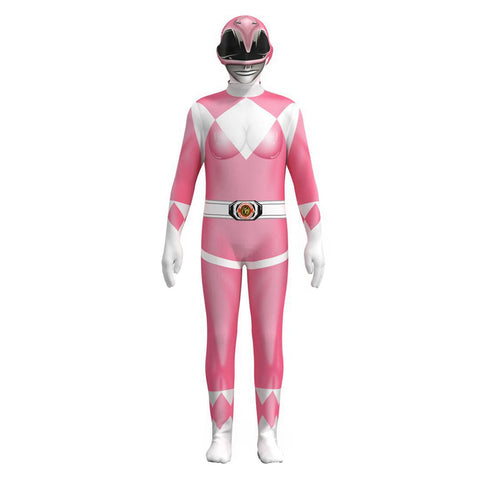 Kids Mighty Morphin Power Rangers Kimberly Cosplay Costume Halloween Carnival Suit