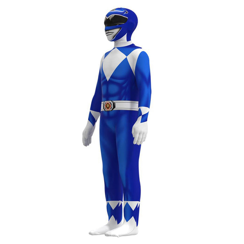 Kids  Mighty Morphin Power Rangers Billy Cosplay Costume Halloween Carnival Suit