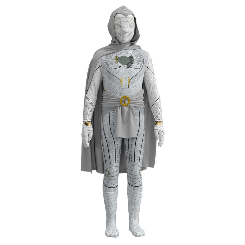 Kids Children Moon Knight Marc Spector Cosplay Costume Jumpsuit Outfits