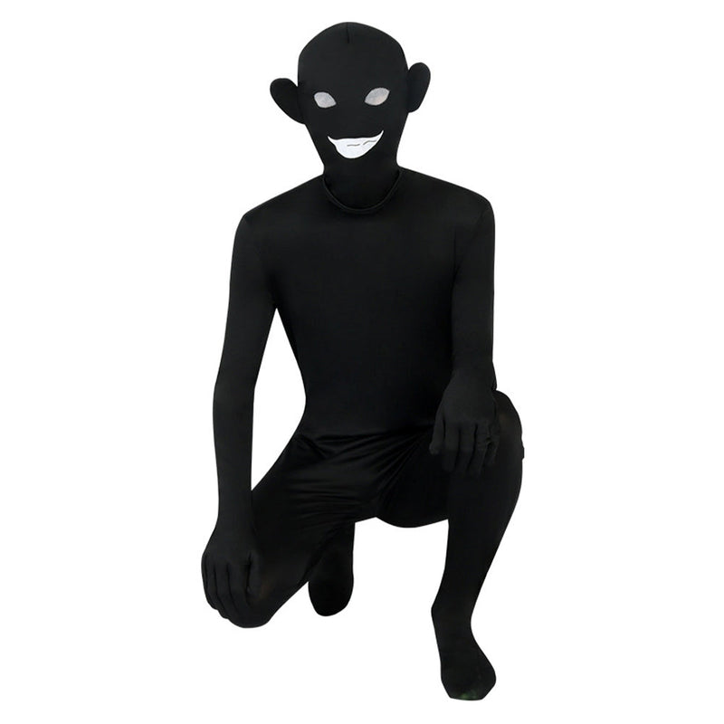 Detective Conan/Case Closed  Black Jumpsuit Headgear Outfits Halloween Carnival Suit